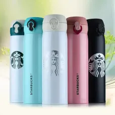 Термос STARBUCKS MH-400, двойные стенки, 400 мл, удержание температуры до 24 часов