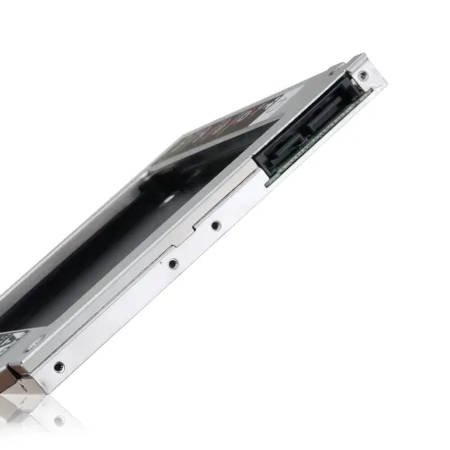Адаптер для замены DVD-привода на HDD/SSD диск GemBird, низкопрофильный OptiBay 2.5'', 9.5/12.7 мм, SATA/mSATA - фото 7