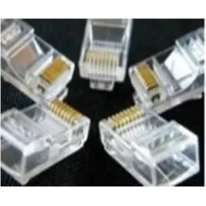 Коннектор RJ45 прозрачный (упаковка) GOLD quality A+