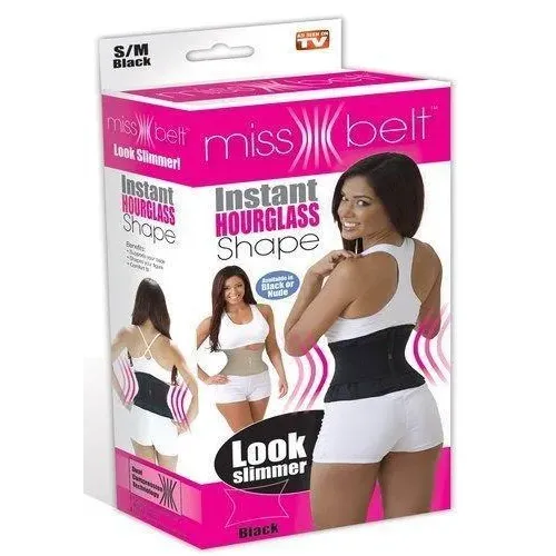 Утягивающий пояс для похудения Miss Belt Instant Hourglass Shape - фото 4