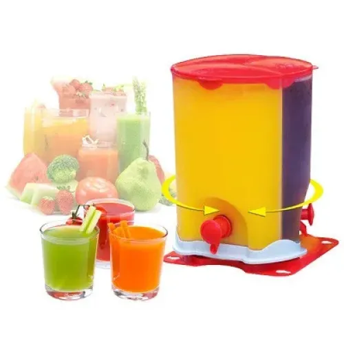 Диспенсер для холодних напоїв Drink Dispenser 3 Compartment трисекційний обертовий