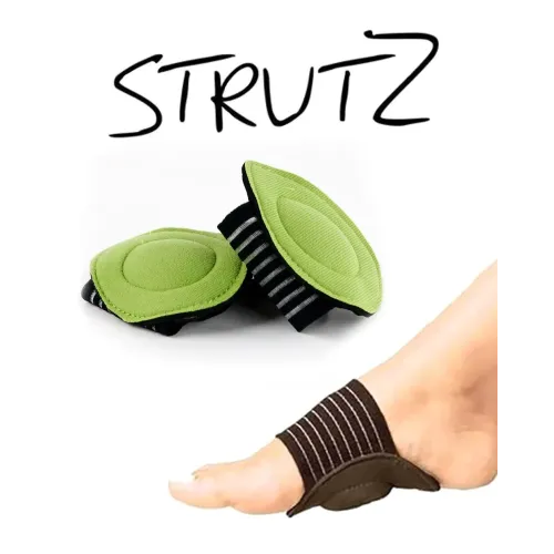 Ортопедичні устілки супінатор STUTZ, профілактика плоскостопості. 2шт комплект, чорні - фото 2