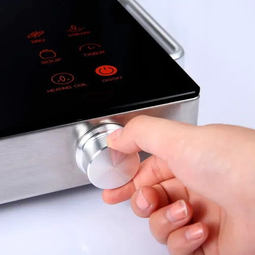 Инфракрасная настольная плита WimpeX Cooking Pro (WX 1324) на одну конфорку, сенсорная, 2000Вт - фото 3