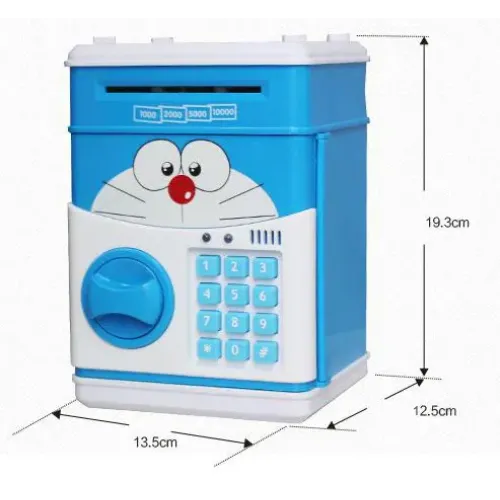 Скарбничка сейф з кодовим замком та купюроприймачем  Piggy Bank SAFE, для паперових грошей та монет - фото 2