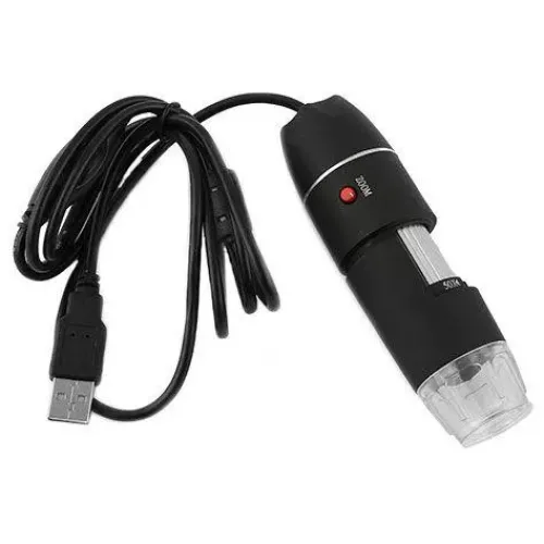 Цифровий мікроскоп USB Magnifier SuperZoom збільшення 50-500X, підключення USB, чорний - фото 2