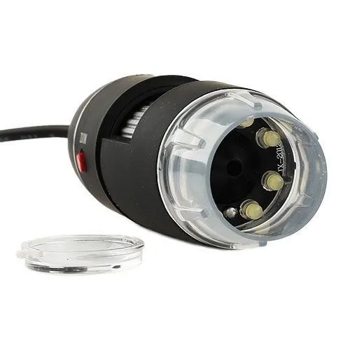 Цифровий мікроскоп USB Magnifier SuperZoom збільшення 50-500X, підключення USB, чорний - фото 3