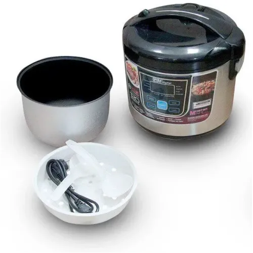 Мультиварка с функцией пароварки Opera Digital OD-166 Cooking Pro, 120 рецептов, 12 программ, 1500 Вт, серебро - фото 5