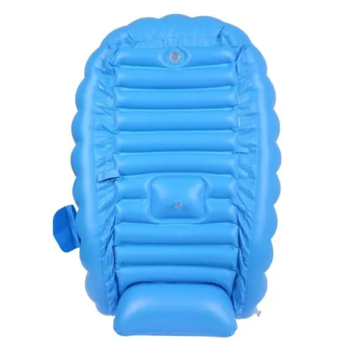 Детская надувная ванночка Intime Baby Bath Tub, насос в подарок, 98*28 см, два цвета - фото 5