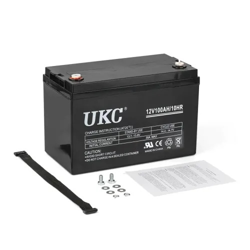 Аккумулятор гелевый UKC 12V100AH/10HR, до 12 лет службы, с емкостью 100 Ач, 12 В - фото 5