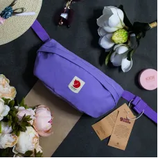 Шведська сумка на пояс Fjällräven Ulvö Hip Pack Medium Original бананка, унісекс, різні кольори ( Field violet) Фіолетовий