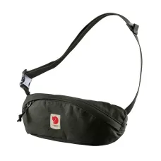 Шведська сумка на пояс Fjällräven Ulvö Hip Pack Medium Original бананка, унісекс, різні кольори (Black coal) Чорний