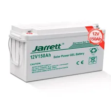 Аккумулятор гелевый Jarrett GEL Battery 150 Ah 12V, официальный, для solar панелей 6FM150