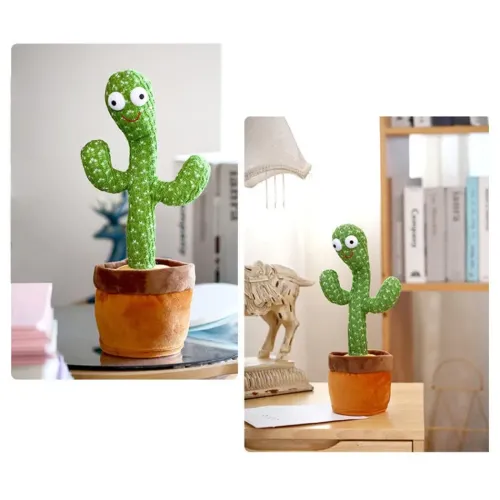 Великий танцюючий кактус LOL Cactus 32 см, повторюша, 120 мелодій, на батарейках - фото 8