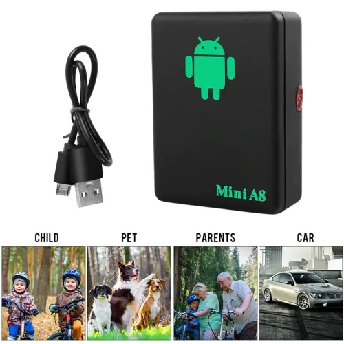 Відстежуючий Mini A8 GPS Трекер з мікрофоном, до 9 днів в автономному режимі, 4 см - фото 6