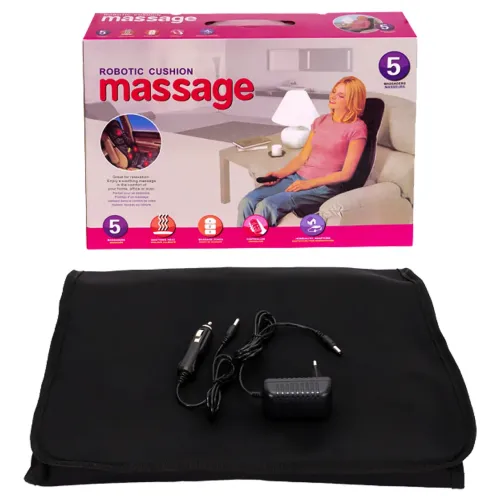 Массажная накидка с подогревом Massage Seat Topper для дома и автомобиля - фото 5