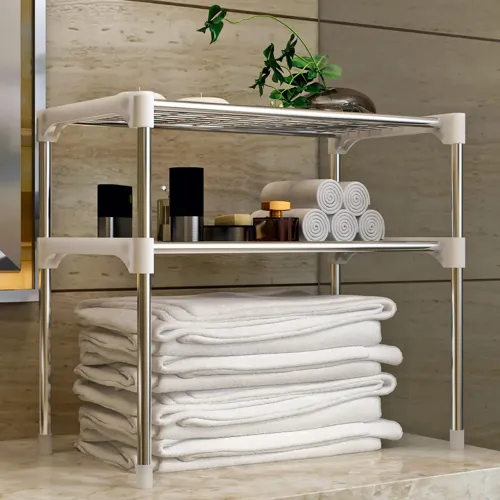 Полка-стеллаж для микроволновки Multifunctional storage rack 65x60x25 см - фото 4