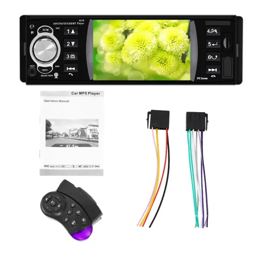 Автомагнітола з Bluetooth1DIN MP5/FM/USB/TF та пультом управління - фото 6