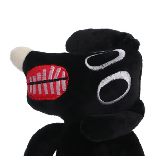 Мягкая игрушка Картун Дог Сиреноголовый Cartoon Dog Siren Head, 30 см, Чёрный - фото 4