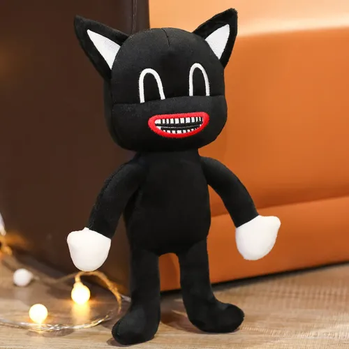 М'яка іграшка Картун Кет Сиреноголовий Cartoon Cat Siren Head, 30 см, чорний - фото 3