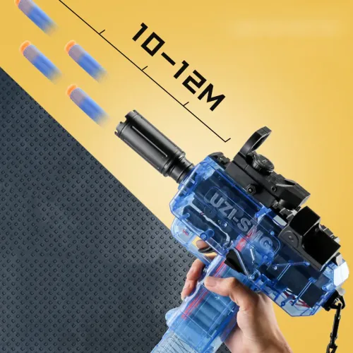 Електричний іграшковий пістолет uzi smg з м'якою кулею - фото 5