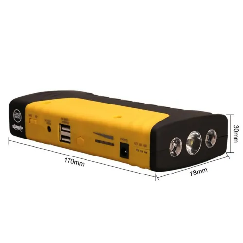Пускове пристрій авто акумулятора JUMP STARTER Power bank 16500 mAh - фото 6