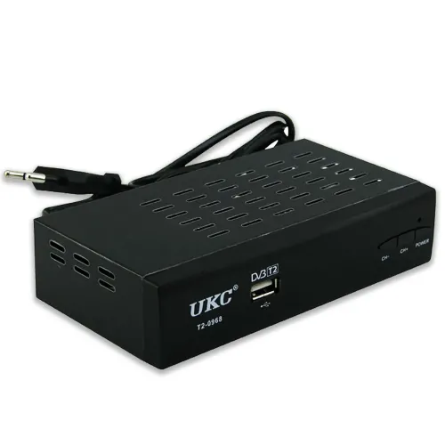 Тюнер DVB-T2 0968 metal з підтримкою WiFi адаптера (з екраном) - фото 3