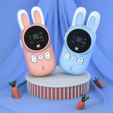 Детские рации с фонариком kids walkie-talkie 2 шт. pink and blue