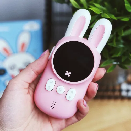 Дитячі рації з ліхтариком kids walkie-talkie 2 шт. pink and blue - фото 5