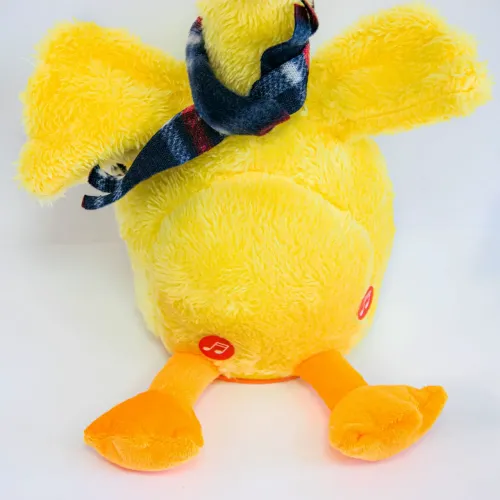 Интерактивная игрушка утка повторюшка, мягкая музыкальная игрушка Talking duck - фото 2