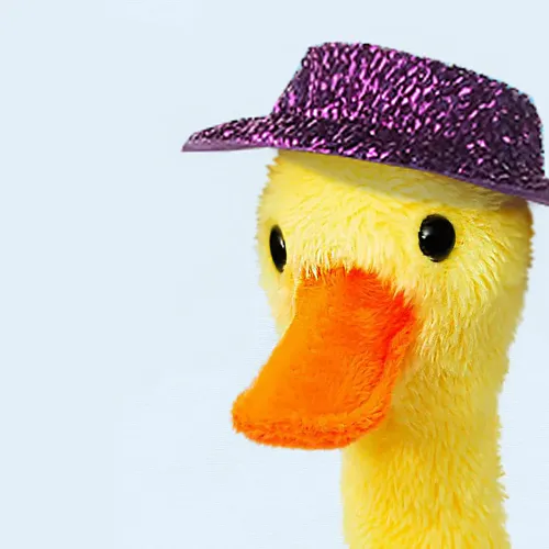 Интерактивная игрушка утка повторюшка, мягкая музыкальная игрушка Talking duck - фото 4
