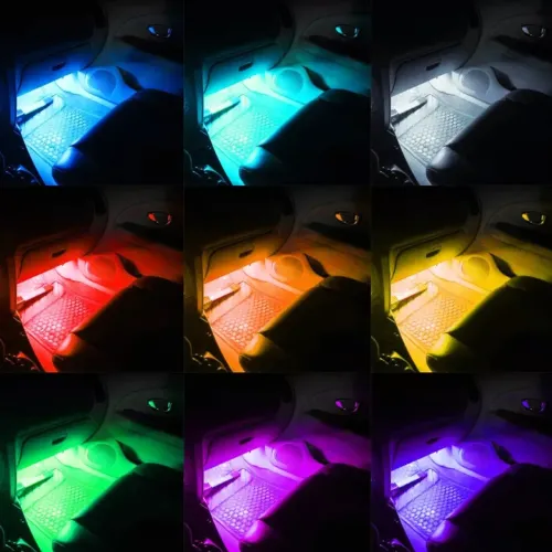 Универсальная RGB лента для авто с USB, и управлением со сматфона через Bluetooth - фото 2