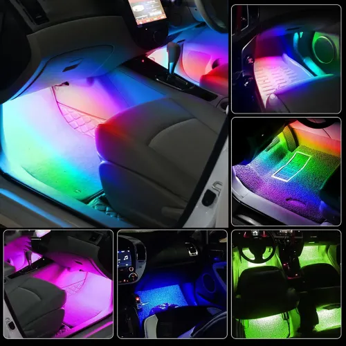 Универсальная RGB лента для авто с USB, и управлением со сматфона через Bluetooth - фото 3