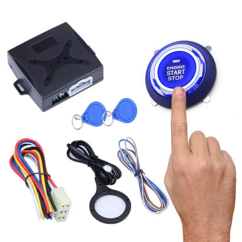 СТАРТ СТОП  кнопка зажигания с иммболайзером Smart start system - фото 2