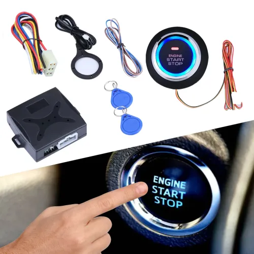 СТАРТ СТОП  кнопка зажигания с иммболайзером Smart start system