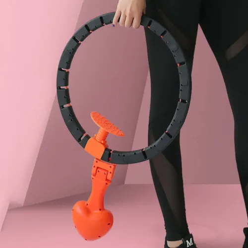 Розумний цифровий масажний хула-хуп з обтяжувачем Hoola - Smart Gym регульована талія - фото 8
