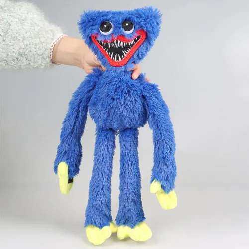 Хагі ваги плюшева іграшка ТОП1 TikTok 40 см Huggy Wuggy з гри Poppy Playtime blue big - фото 3