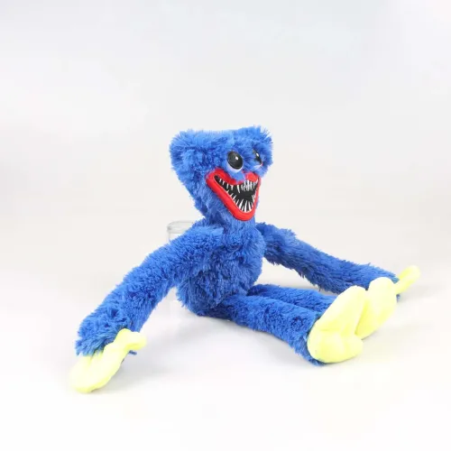 Хагі ваги плюшева іграшка ТОП1 TikTok 40 см Huggy Wuggy з гри Poppy Playtime blue big - фото 10
