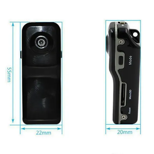 Мікрокамера MD80 Mini ULTRA 7DX Action Camera кольорова фото відео камера - фото 8