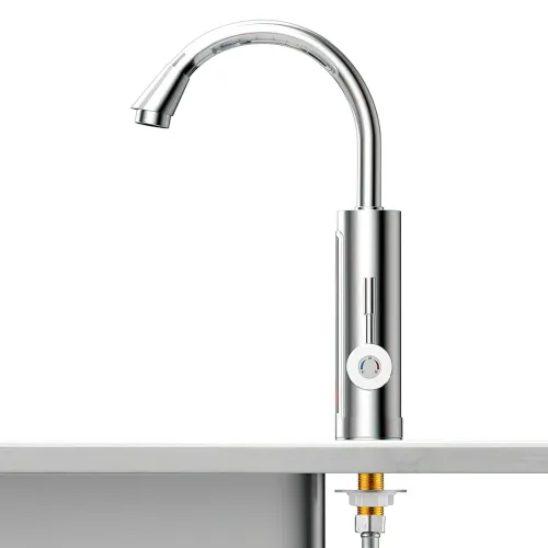 Проточный водонагреватель Delimano RX-011-1, 3000Вт, LCD дисплей, поворот 360 градусов - фото 6