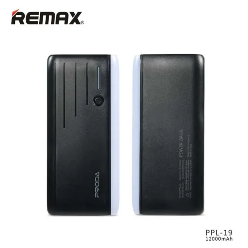 Портативное зарядное устройство Power bank 12000 мАч Proda Time PPL-19, фонарик и стробоскоп - фото 4