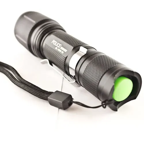 Ручной тактический фонарь Bailong PC-1860-T6 ZOOM PLUS, влагостойкий, аккумуляторный,  режимов - фото 5