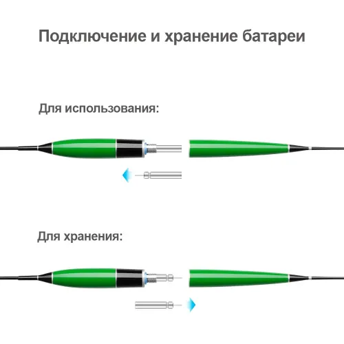 Умный LED поплавок для ночной рыбалки c индикатором поклёвки - фото 7