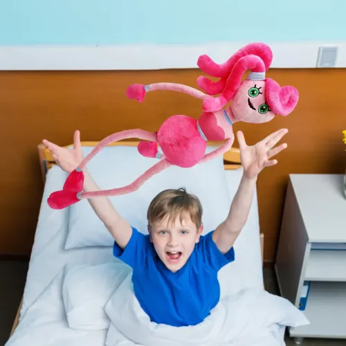 Мягка игрушка мама паучиха Huggy Wuggy из игры Poppy Playtime 40 см - фото 6