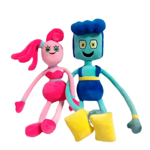 Мягка игрушка папа длинные ноги Huggy Wuggy из игры Poppy Playtime 40 см - фото 5