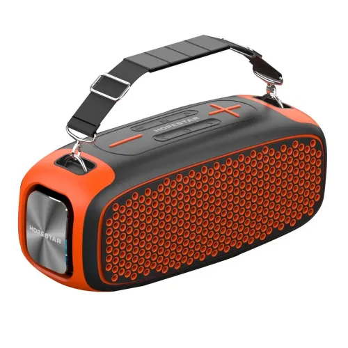 Портативна bluetooth колонка HOPESTAR A30, 6000 мАч Серо-оранжевый