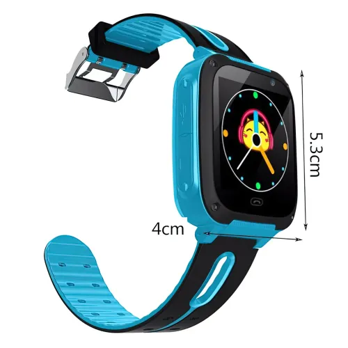 Детские умные часы Smart Watch F2 с GPS и Sim картой Голубой - фото 7