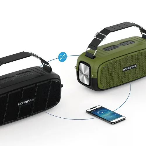 Портативна акустична Bluetooth колонка Hepstar A20 Червоний - фото 4