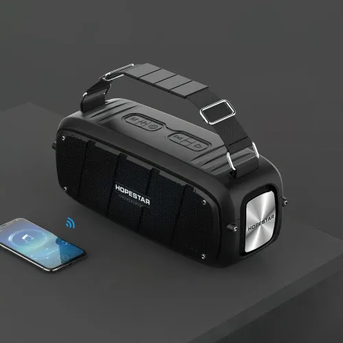 Портативна акустична Bluetooth колонка Hepstar A20 Синій - фото 5