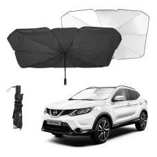 Автомобильный зонт на лобовое стекло Car Umbrellas, чёрный