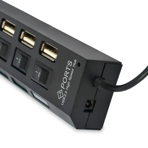 USB HUB подовжувач на 7 портів з підсвічуванням - фото 3